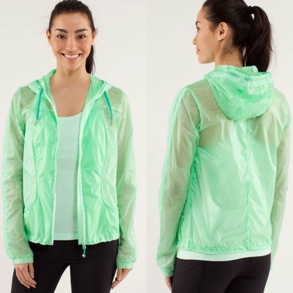 Lululemon | Transparent-see Jacket / Windbreaker in βVery Greenβ - Picture 1 of 10